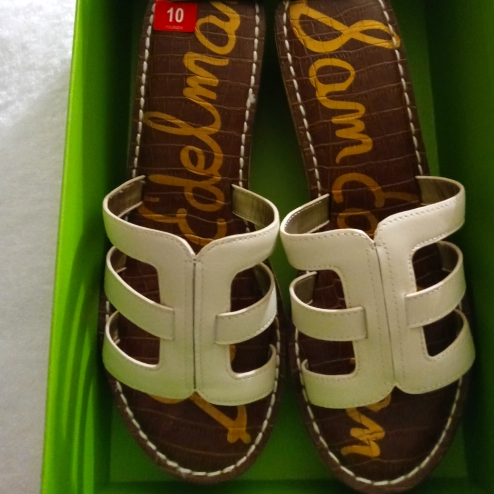 Sam Edelman Leather Sandals. Size 10